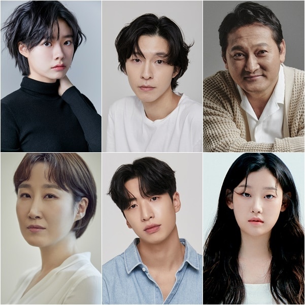 왼쪽 위에서부터 시계방향으로 이재인, 홍경, 정만식, 최정운, 유수빈, 김국희 /'콘크리트 마켓' 출연진 ⓒ 뉴스1