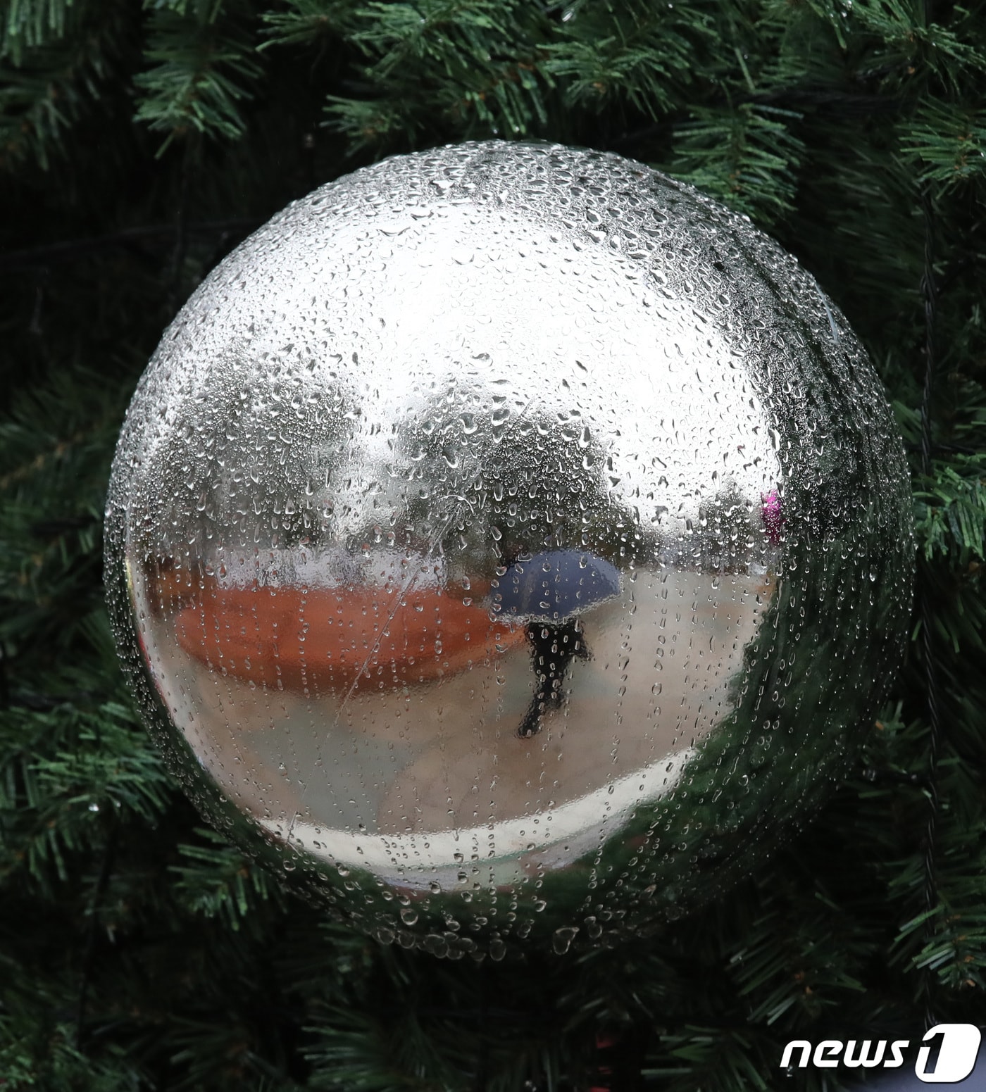 11일 대전·충남은 대체로흐린 가운데 새벽부터 오전사이 대부분의 지역에서 비가 내리겠다. 대전 서구 보라매공원에서 우산을 쓴 시민들이 지나고 있다. / 뉴스1 ⓒ News1 김기태 기자