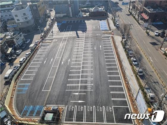 인천 벽돌막 공영주차장.(인천시 제공)ⓒ 뉴스1