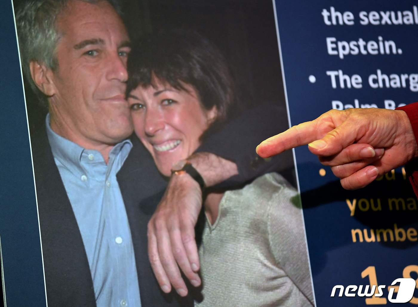 제프리 엡스타인(왼쪽)과 길레인 맥스웰. ⓒ AFP=뉴스1