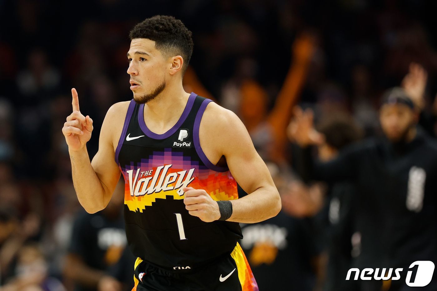 피닉스 선즈 데빈 부커. ⓒ AFP=뉴스1