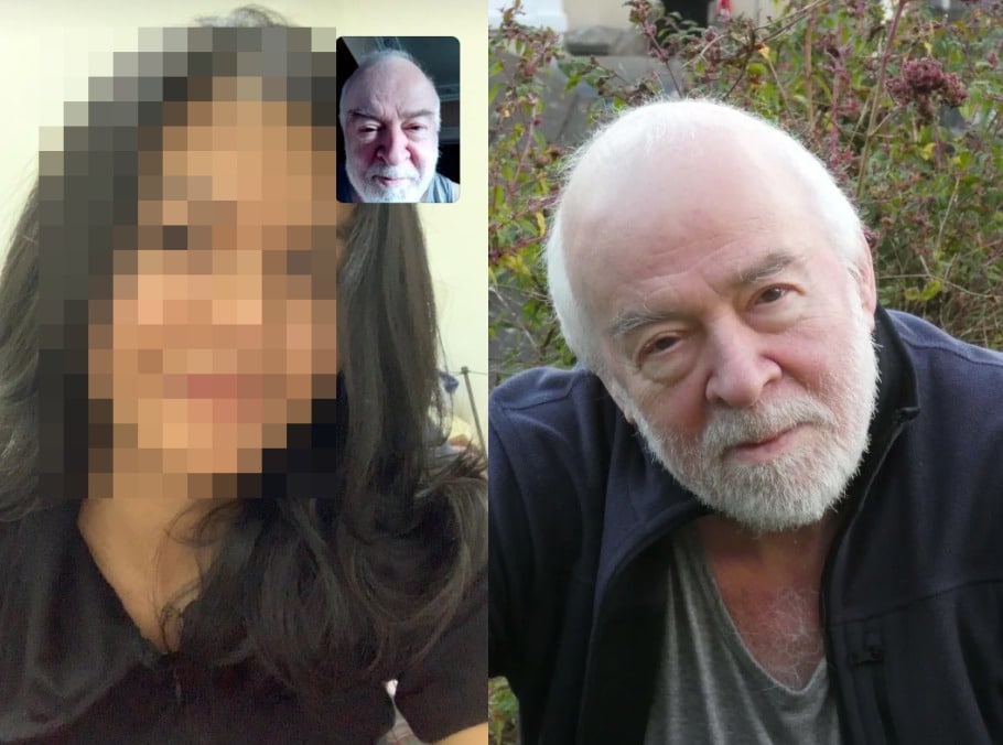 사랑에 빠져 결혼을 계획하고 있는 미얀마 20세 여성(왼쪽), 영국 77세 남성. (더선 갈무리) ⓒ 뉴스1