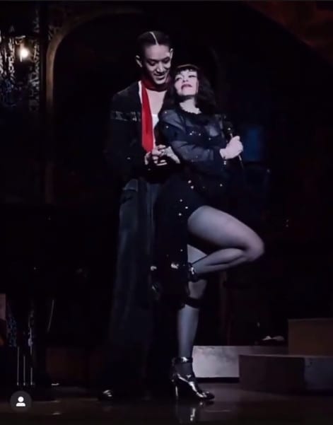 마돈나·알라마릭 윌리엄스/ 사진=마돈나 인스타그램 스토리 갈무리 ⓒ 뉴스1