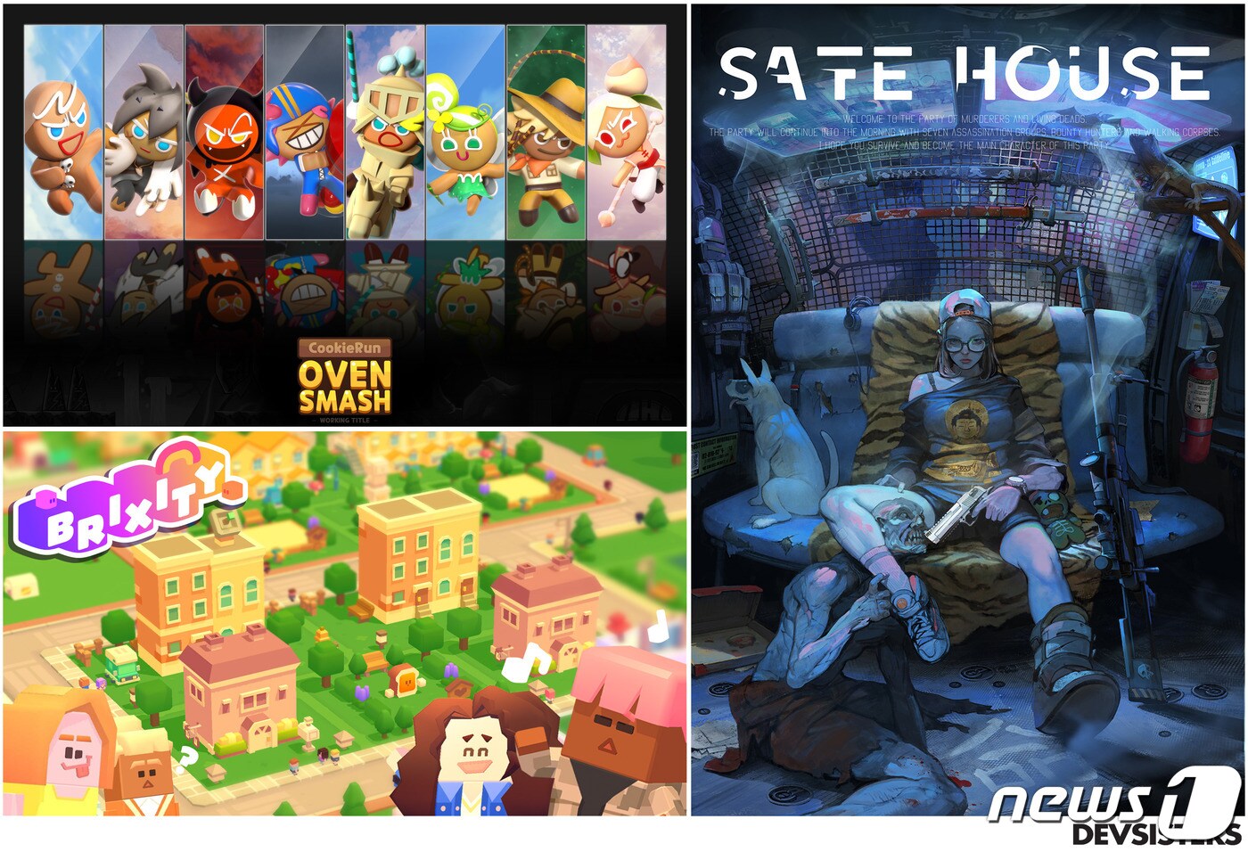 데브시스터즈 2021년 공개 예정작 포스터 (데브시스터즈 제공) ⓒ 뉴스1