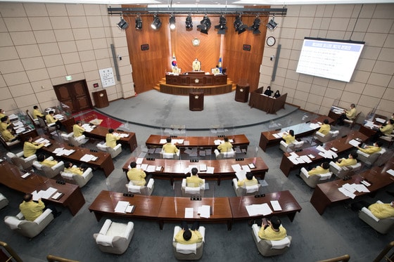 군산시의회 본회의장.ⓒ 뉴스1