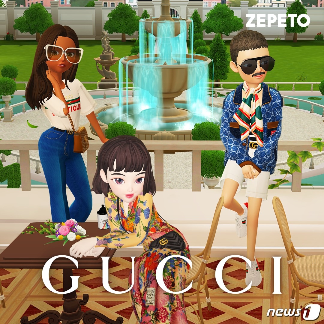 네이버제트 '제페토' 구찌와 협업 (네이버제트 제공) ⓒ 뉴스1