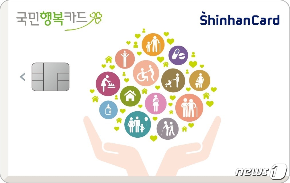 신한 국민행복카드 신용카드(신한카드 제공)ⓒ 뉴스1