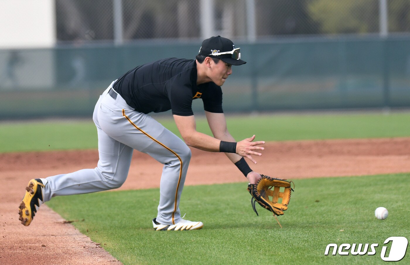 피츠버그 파이리츠 산하 마이너리그 소속의 배지환. ⓒ 로이터=뉴스1