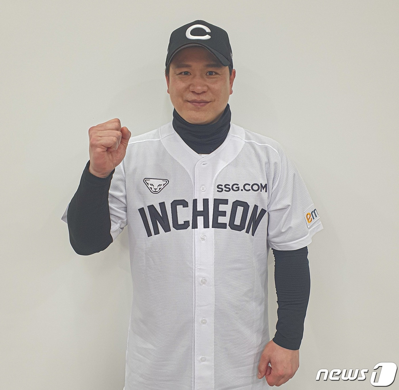 SSG 랜더스에 입단한 베테랑 포수 정상호. (SSG 랜더스 제공) ⓒ 뉴스1