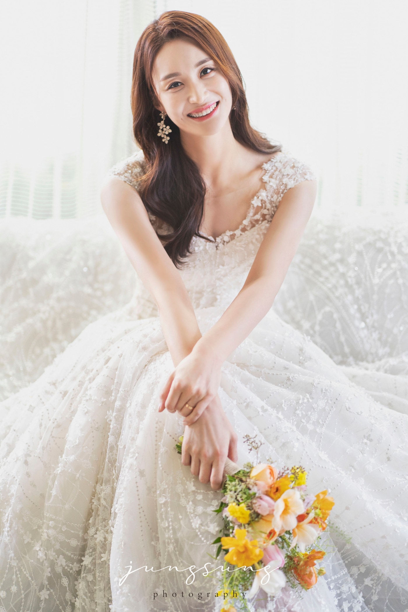 2년의 열애 끝에 5월의 신부가 되는 표승주. (IBK기업은행 제공) ⓒ 뉴스1