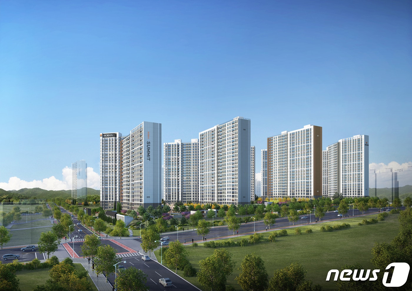 호반건설 '호반써밋 그랜빌·라테라스' 견본주택 오픈 - 뉴스1