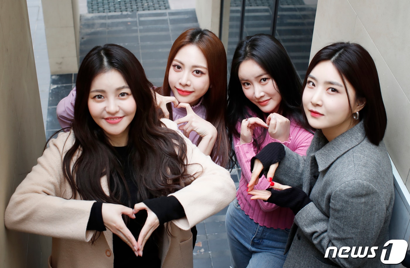 브레이브걸스(BraveGirls) 유정(왼쪽부터), 은지, 민영, 유나/뉴스1 ⓒ News1