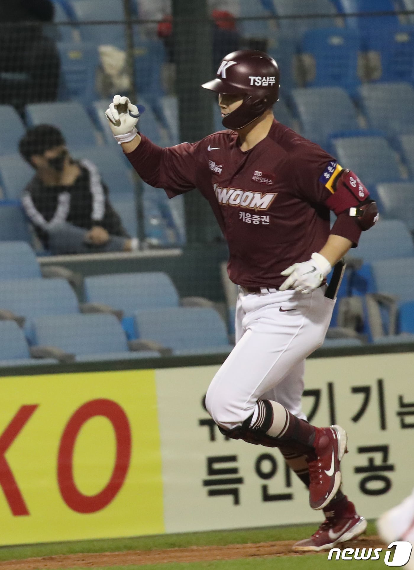 키움 히어로즈의 전병우. /뉴스1 ⓒ News1 김기태 기자