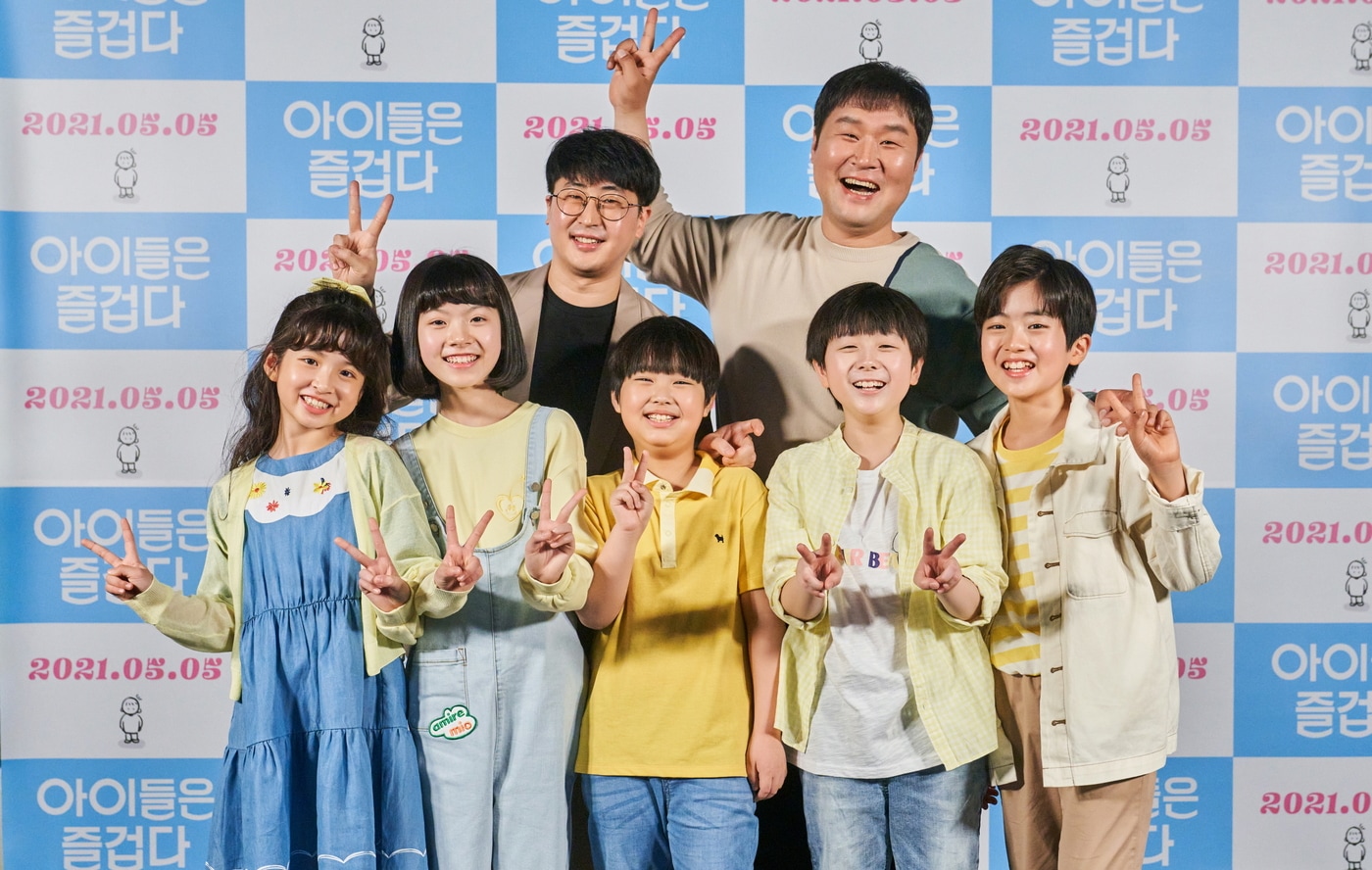 옥예린 홍정민 이지원 감독 박예찬 이경훈 윤경호 박시완(왼쪽부터)/메가박스중앙(주)플러스엠 제공 ⓒ 뉴스1