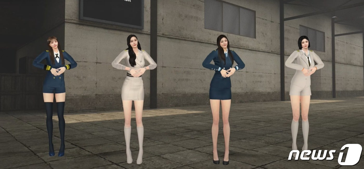 넥슨 '서든어택' 캐릭터로 만나는 '브레이브걸스' 멤버 4인 (넥슨 유튜브 갈무리) ⓒ 뉴스1