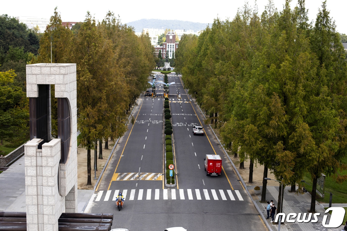 전남대 정문 관현로 전경.(전남대 제공)/뉴스1 ⓒ News1 