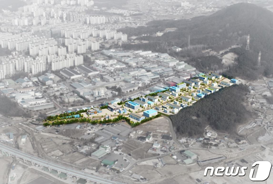 강원 춘천 퇴계제2농공단지 조감도.(홈페이지 캡처) 2021.4.8/뉴스1