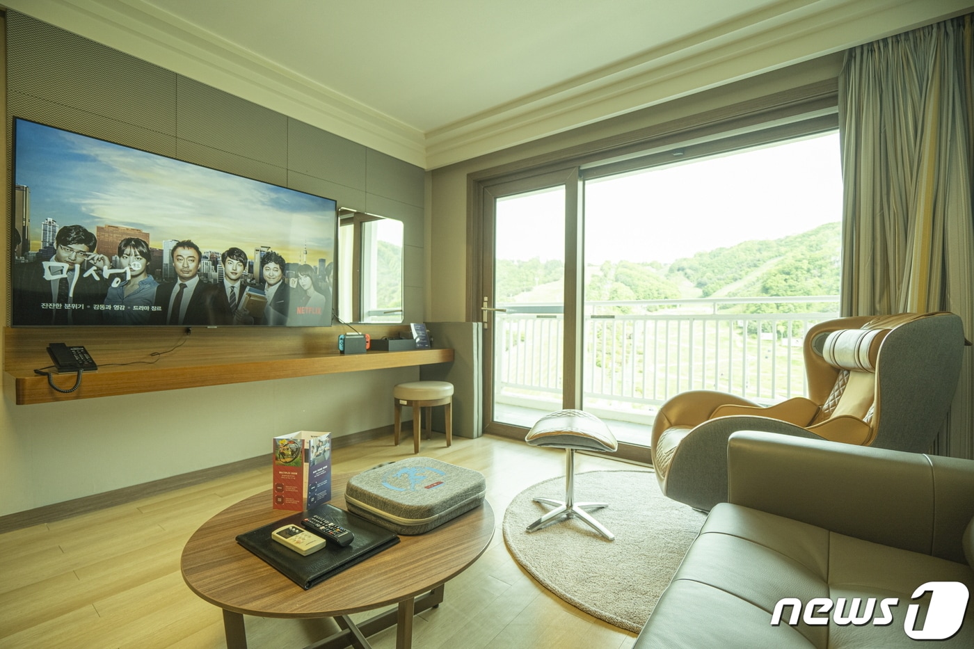 강원 홍천 소노벨 비발디파크 ‘멀티플렉스룸’.(소노호텔&리조트 제공) 2021.5.18/뉴스1