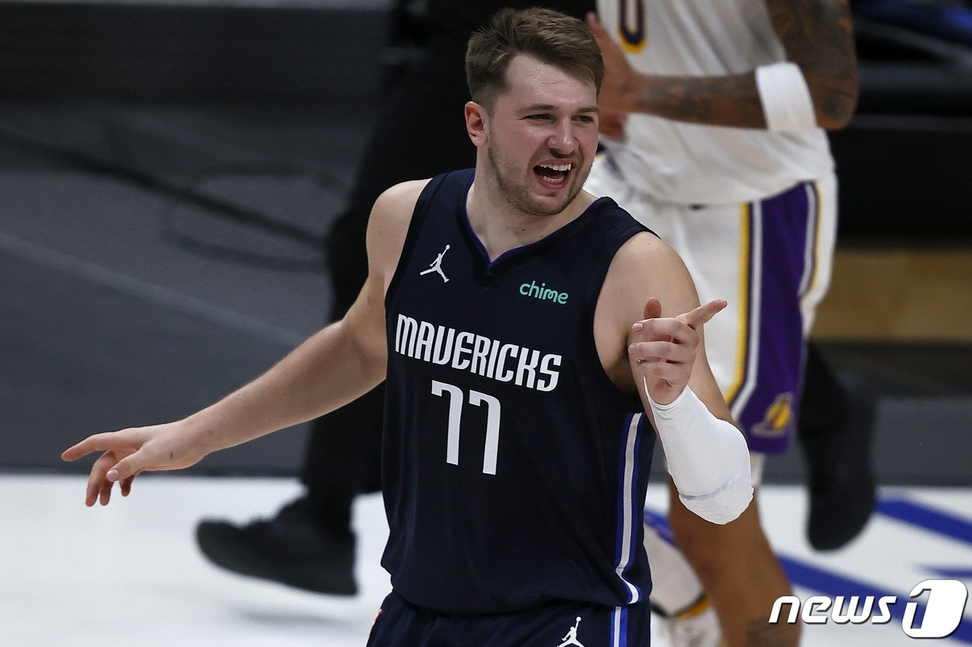 미국프로농구(NBA) 댈러스 매버릭스의 루카 돈치치. ⓒ AFP=뉴스1