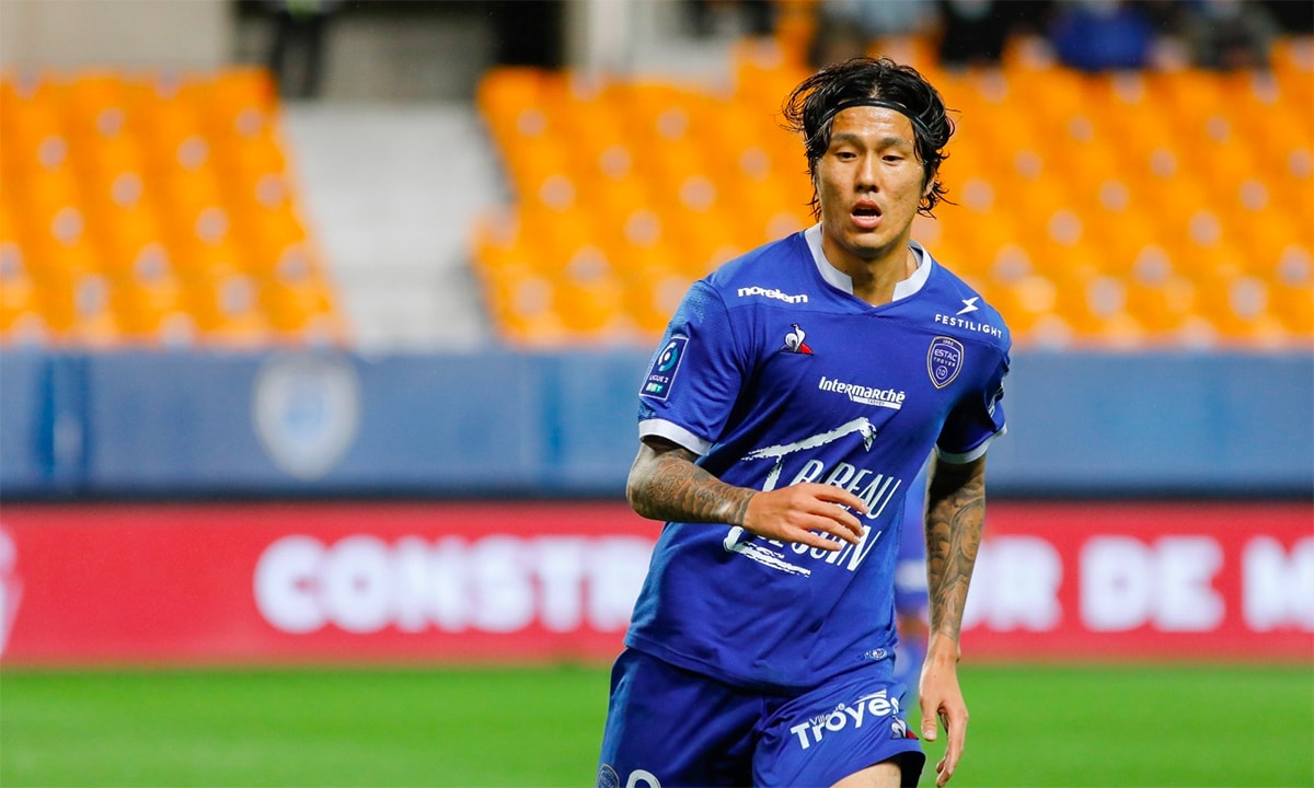 트루아 공격수 석현준. (트루아 홈페이지)