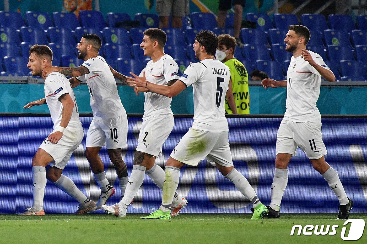 유로 2020 개막전서 완승을 거둔 이탈리아. ⓒ AFP=뉴스1