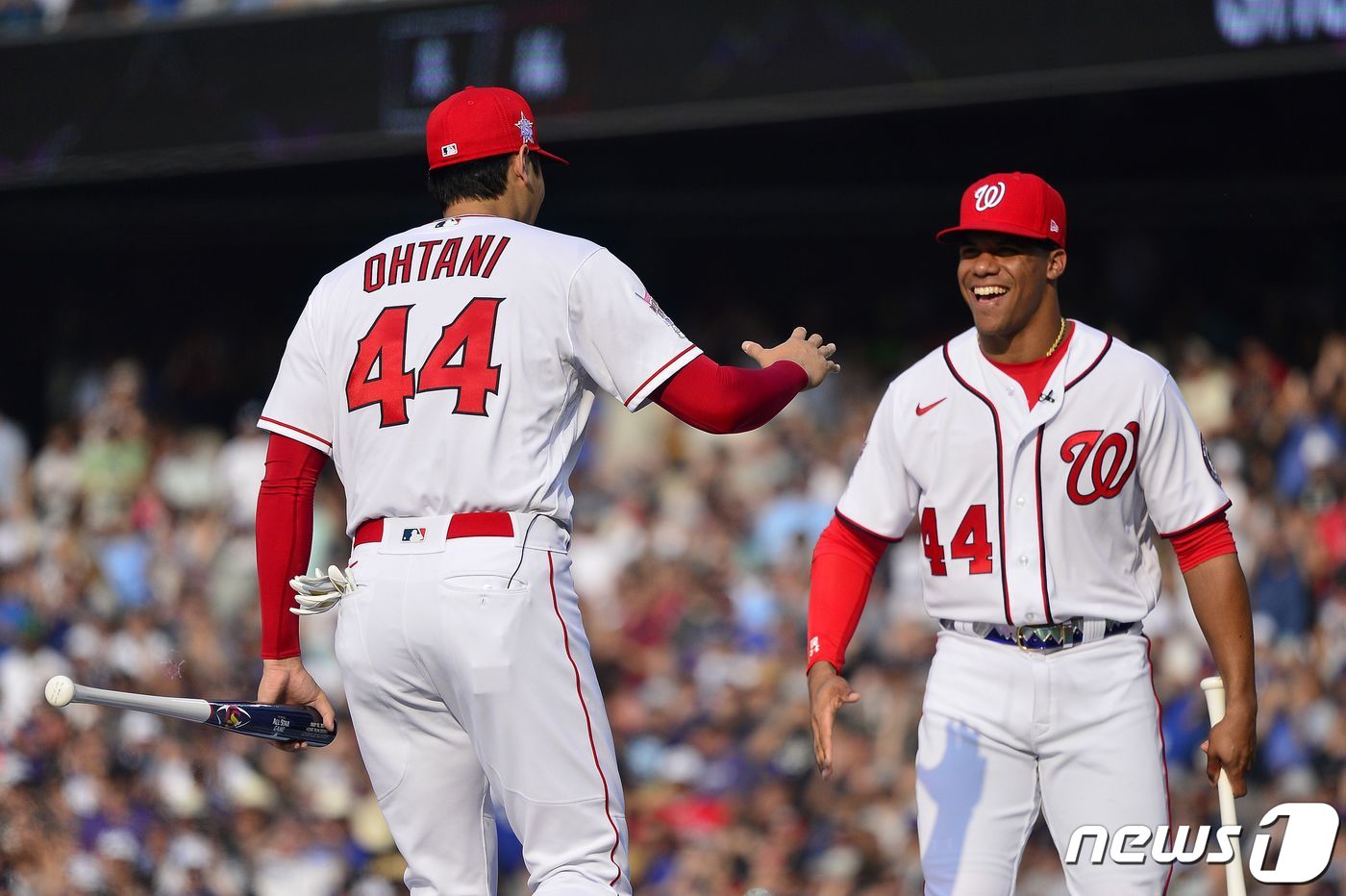 메이저리그 올스타전 홈런더비에 참가한 오타니 쇼헤이. ⓒ AFP=뉴스1