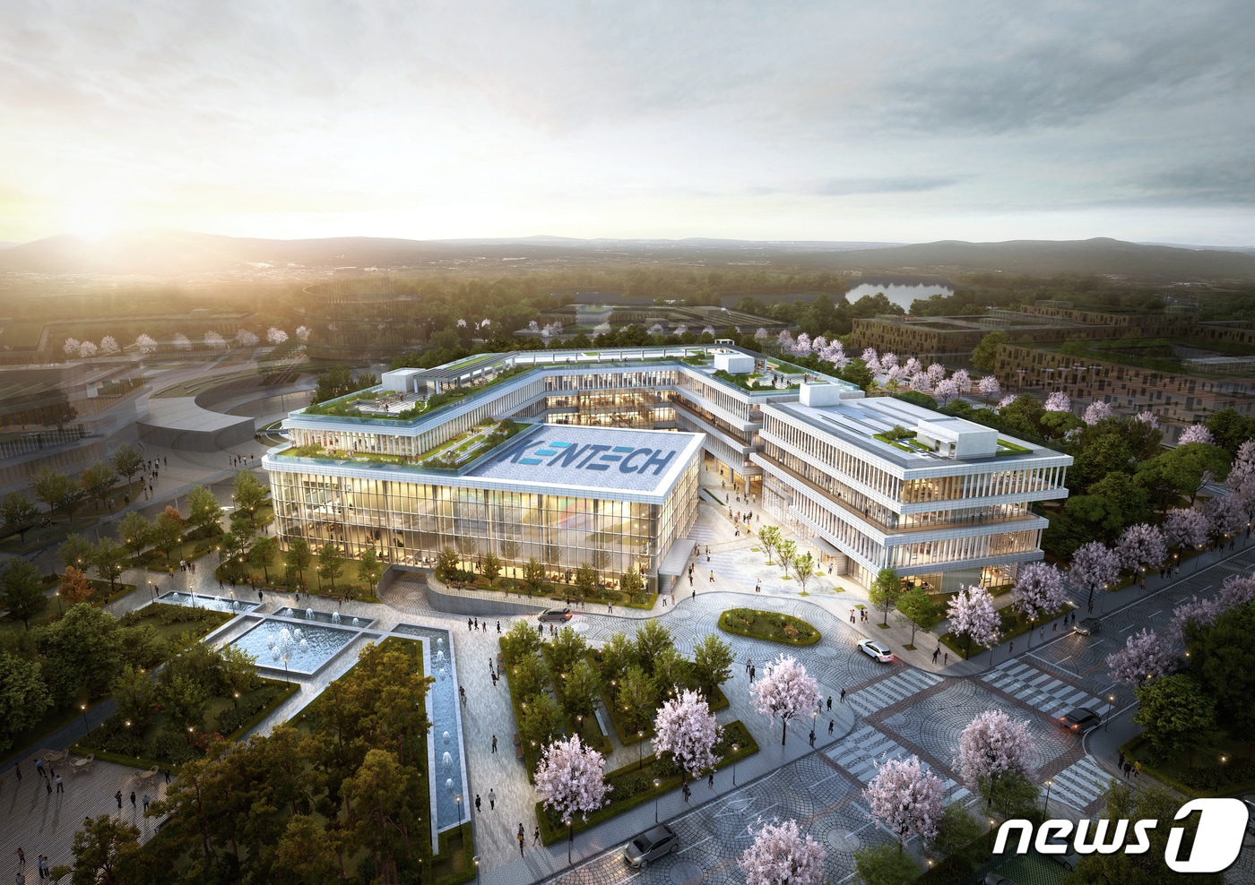 한국에너지공과대학교 행정강의동 조감도. ⓒ News1