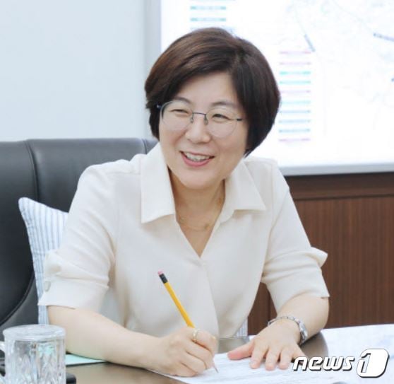 김보라 안성시장 ⓒ 뉴스1