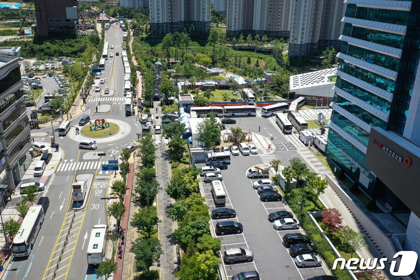강원 원주시 건강보험공단본부 2021.7.23/뉴스1 ⓒ News1 유승관 기자