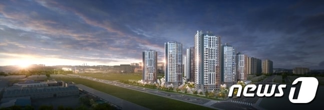 GS건설, 평택지제역자이 견본주택 오픈…8월 분양 - 뉴스1