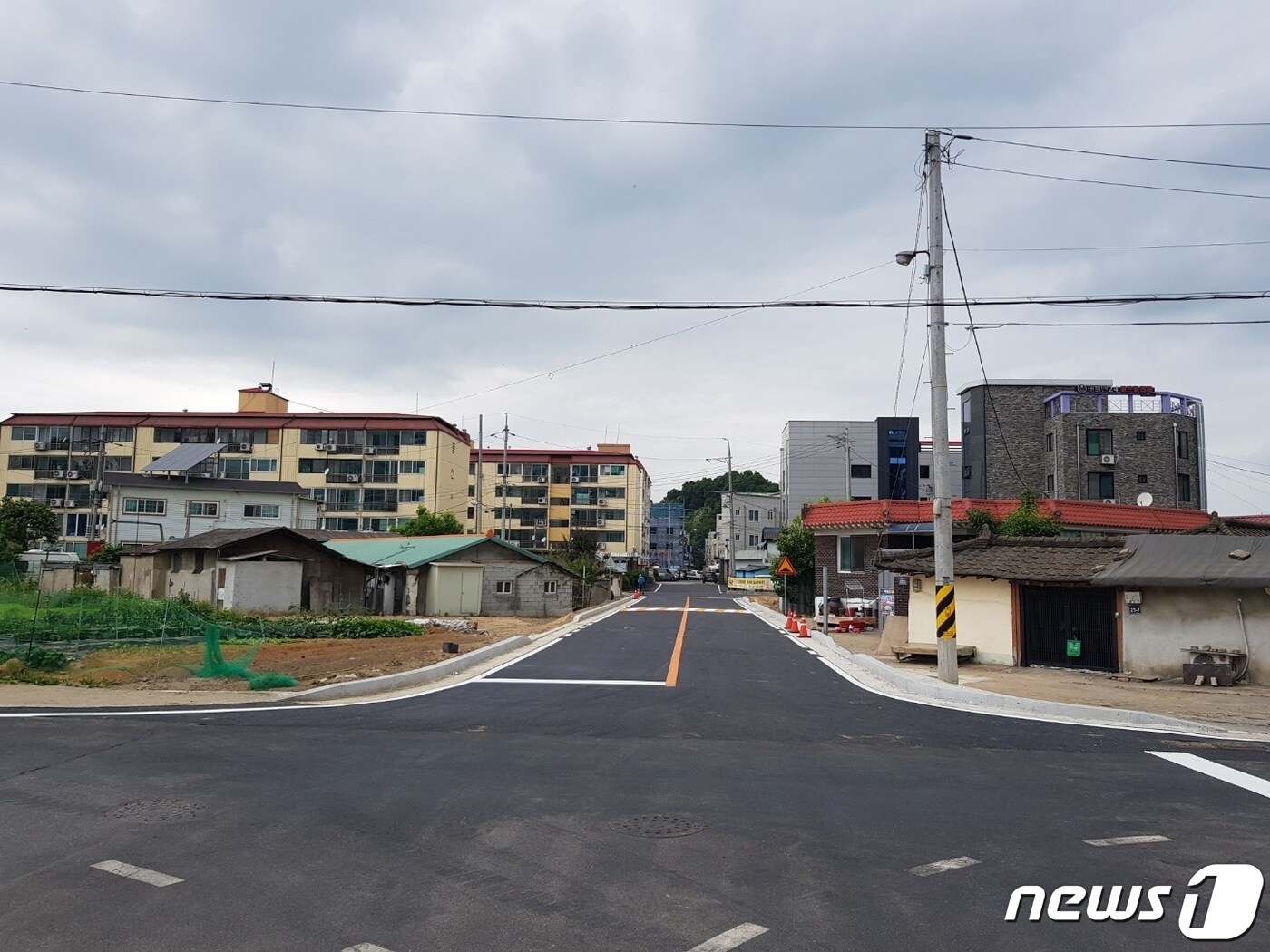 6일 충북 음성군이 하반기에 25억원을 들여 도로 등 도시기반시설을 확충할 계획이라고 밝혔다. 사진은 금왕읍 도시계획도로 모습.(음성군 제공)2021.7.6/ⓒ 뉴스1