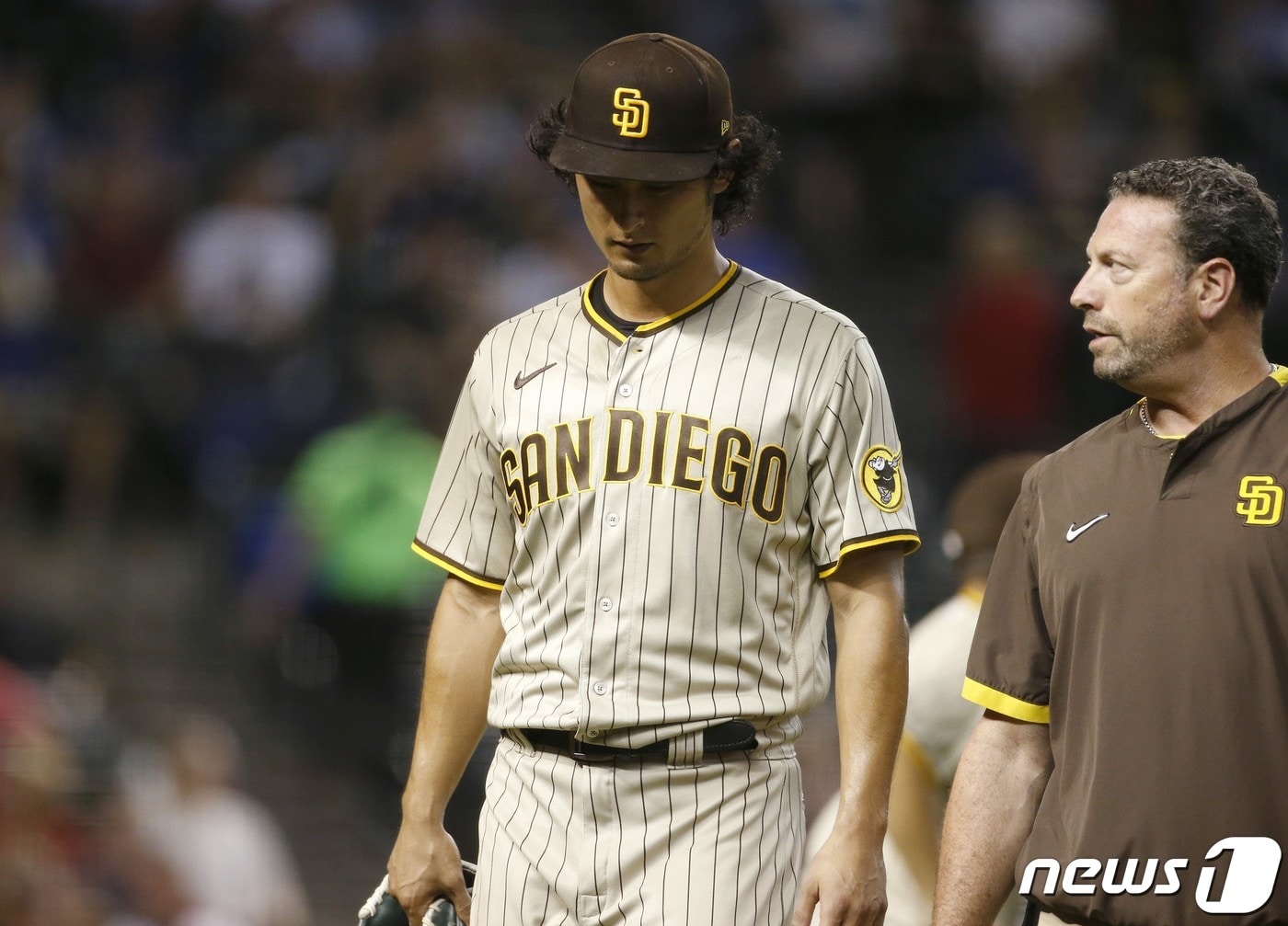 샌디에이고 투수 다르빗슈 유가 부상자 명단에 올랐다.ⓒ AFP=뉴스1