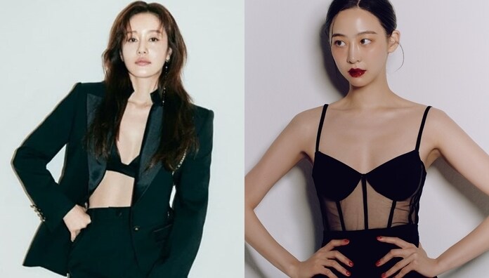 김지수(왼쪽)와 다솜/김지수 SNS, 싱글즈 제공 ⓒ 뉴스1