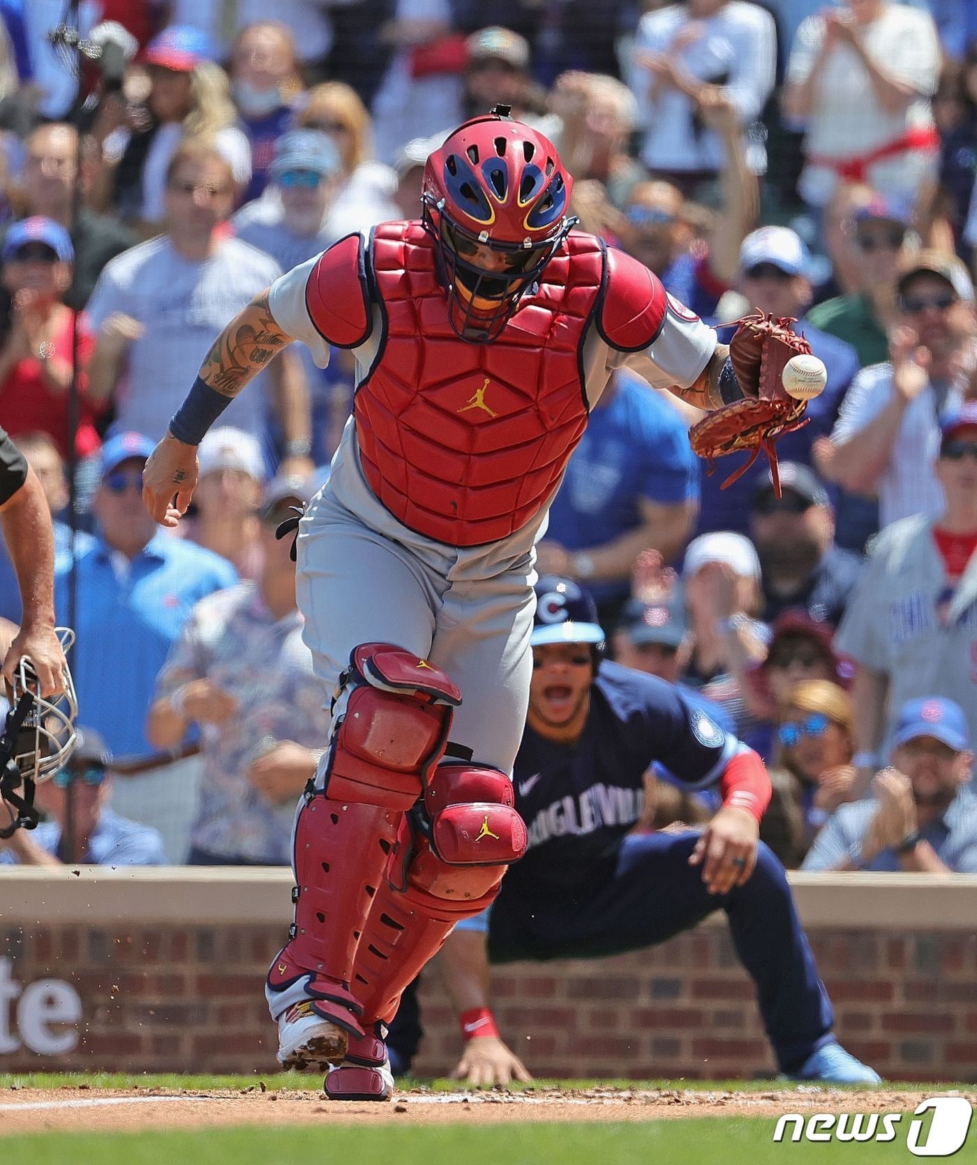 세인트루이스 카디널스 야디에르 몰리나. ⓒ AFP=뉴스1