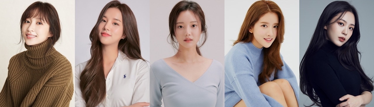 (왼쪽부터) 안희연, 솔빈, 한소은, 엑시, 그린 ⓒ 뉴스1