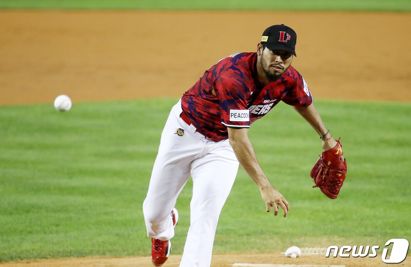 부상 복귀를 앞둔 SSG 랜더스의 윌머 폰트. /뉴스1 ⓒ News1 박지혜 기자