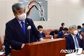 한상혁 방송통신위원장.ⓒ News1 구윤성 기자
