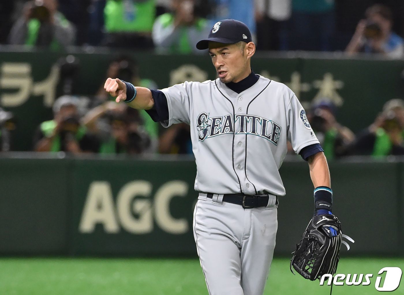 시애틀 매리너스 시절 이치로. ⓒ AFP=뉴스1
