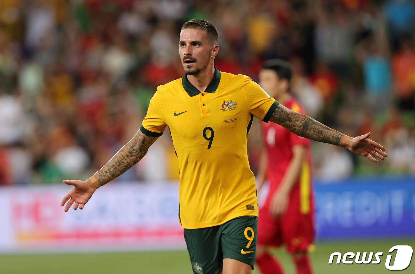 호주가 월드컵 최종예선에서 베트남을 4-0으로 꺾었다. ⓒ AFP=뉴스1