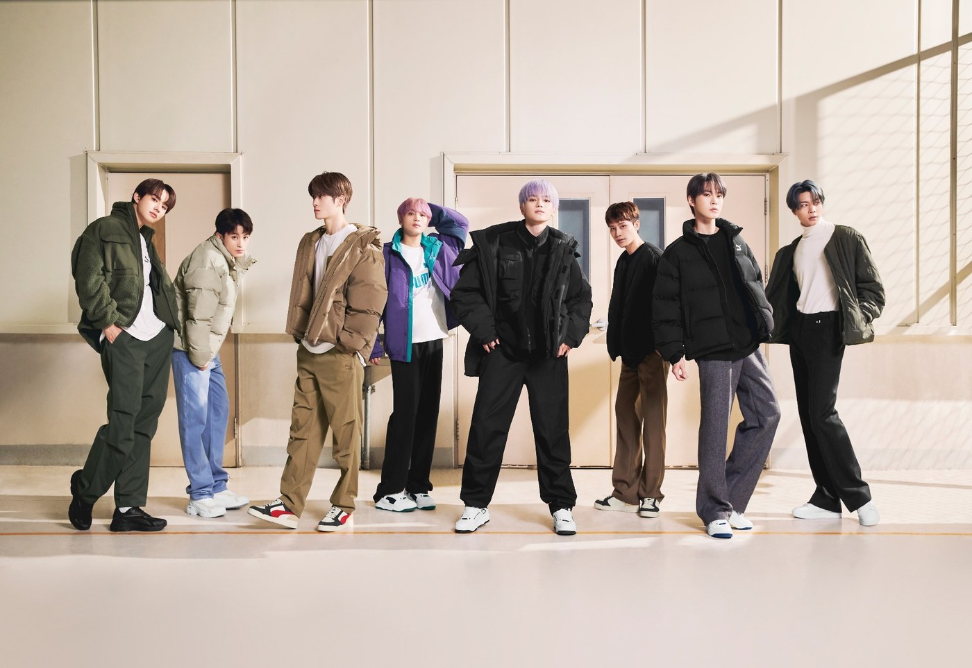 푸마가 NCT 127과 함께한 윈터 캠페인을 공개했다.(푸마제공)