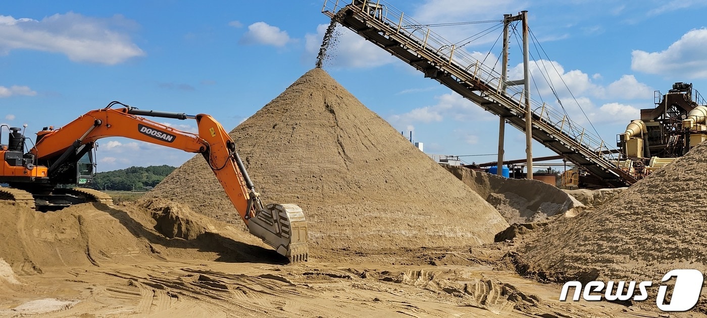 육상골재 채취장 ⓒ News1