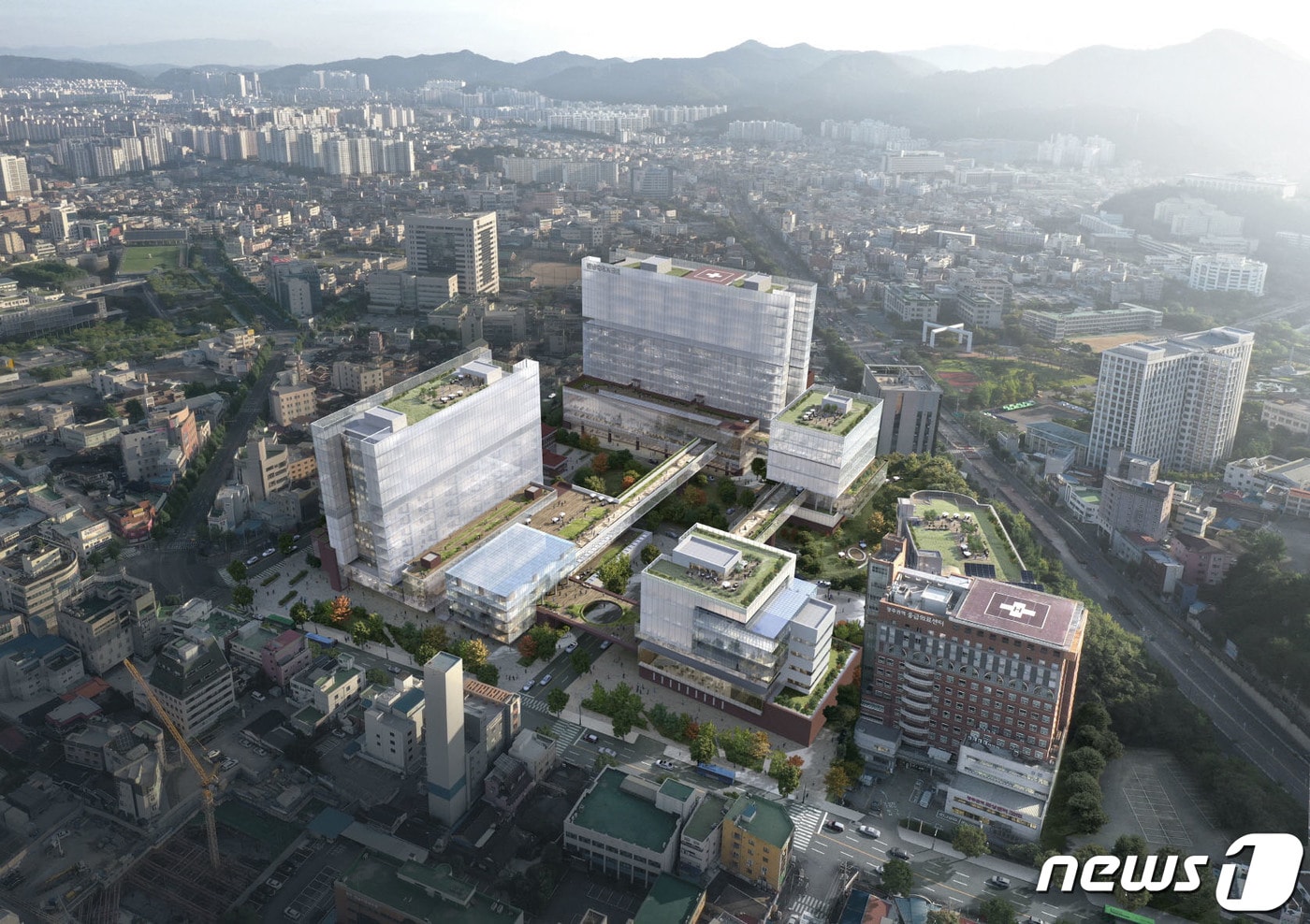 전남대학교병원 새 병원 조감도.&#40;광주시 제공&#41;2022.10.30/뉴스1 