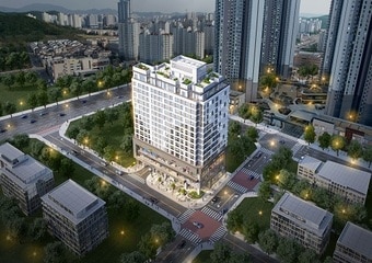  탕정역 한샘바흐하우스 조감도.