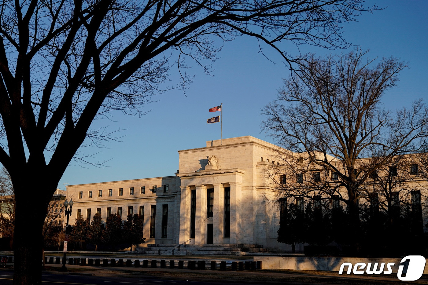 미국 워싱턴 DC에 위치한 연방준비제도(Fed·연준) 청사 전경. 2022.01.26. ⓒ 로이터=뉴스1 ⓒ News1 정윤영 기자