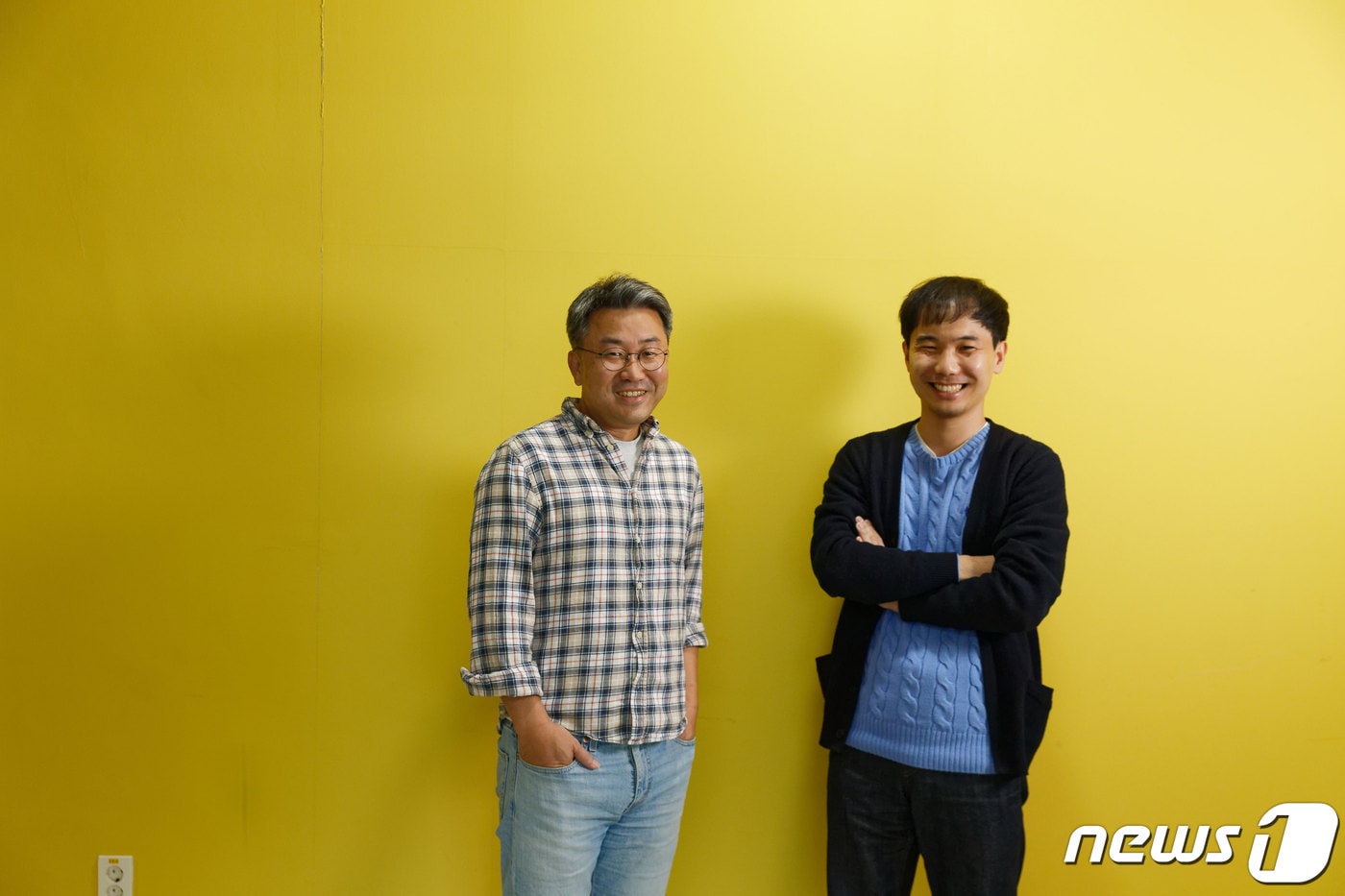 이번 연구를 진행한 UNIST 권오상 바이오메디컬공학과 교수(왼쪽부터)와 문종민 연구원. (UNIST 제공)