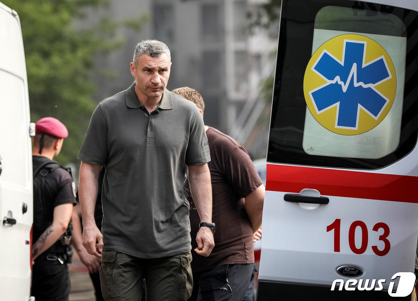 비탈리 클리치코 우크라이나 수도 키이우 시장 2022.06.26 ⓒ 로이터=뉴스1 ⓒ News1 정윤미 기자