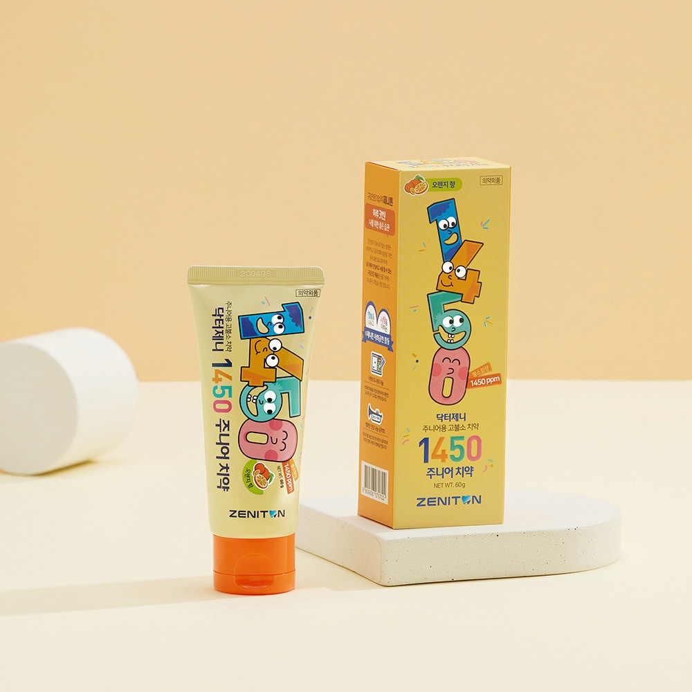 닥터제니 1450 고불소 주니어 치약 오렌지