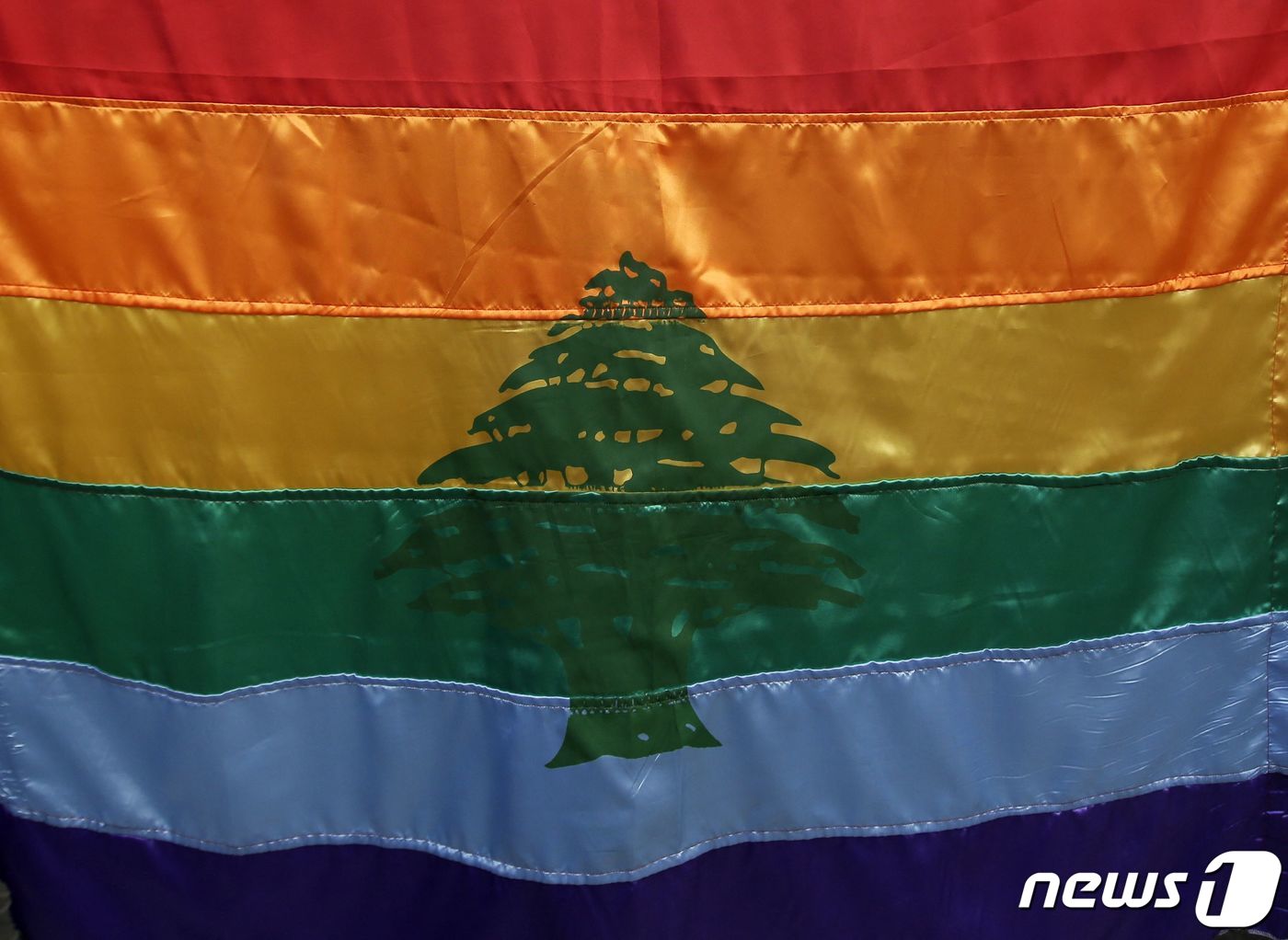 성소수자(LGBTQ) 인권 운동가들이 사용하는 무지개 깃발. ⓒ AFP=뉴스1 ⓒ News1 