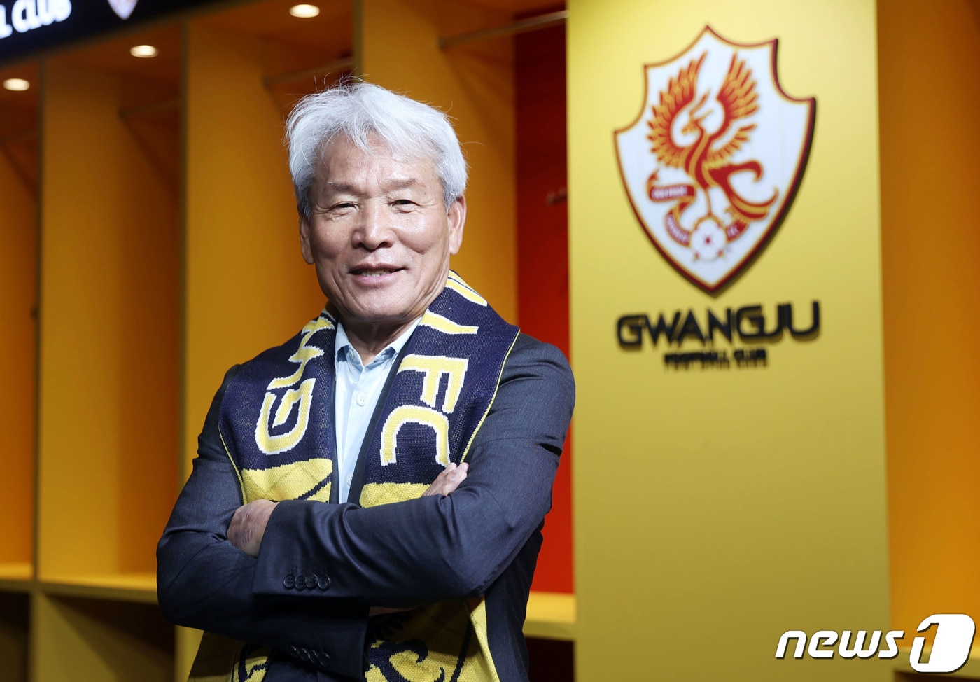 광주FC 6대 대표이사로 선임된 노동일 베수비우스S&P 대표.(광주시 제공)2022.11.9/뉴스1 ⓒ News1 