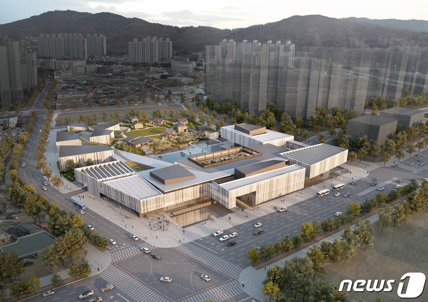 인천뮤지엄파크 국제설계공모 당선작 ‘경관의 기억’(Memories of Landscape).(인천시 제공) ⓒ News1 강남주 기자